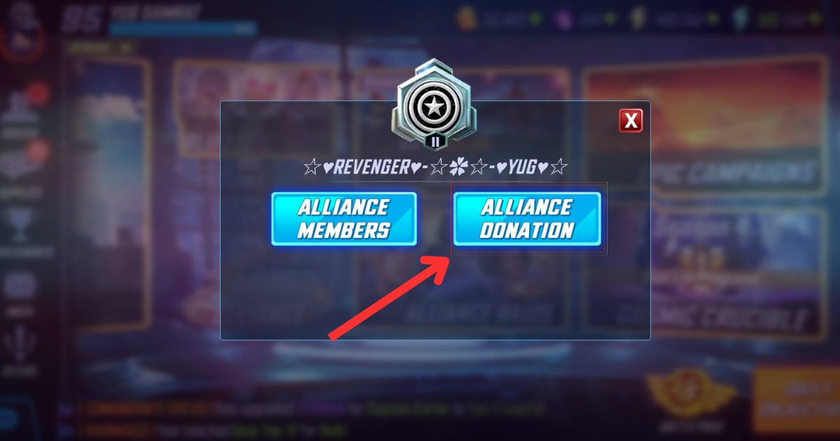 alliance donation